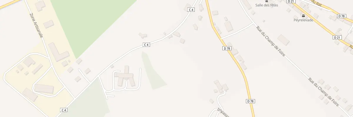 Plan du 7 Rte du Gue à Peyrelevade