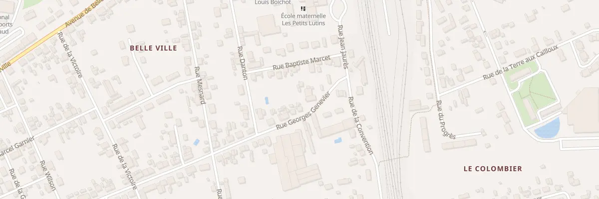 Plan du 8 Rue Georges Genevier à Salbris