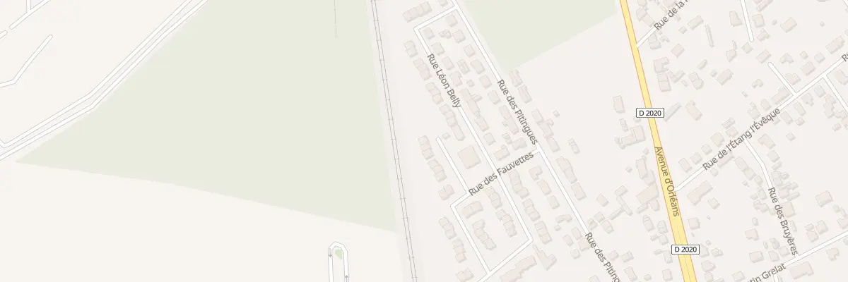 Plan du 11 Imp des Fauvettes à Salbris