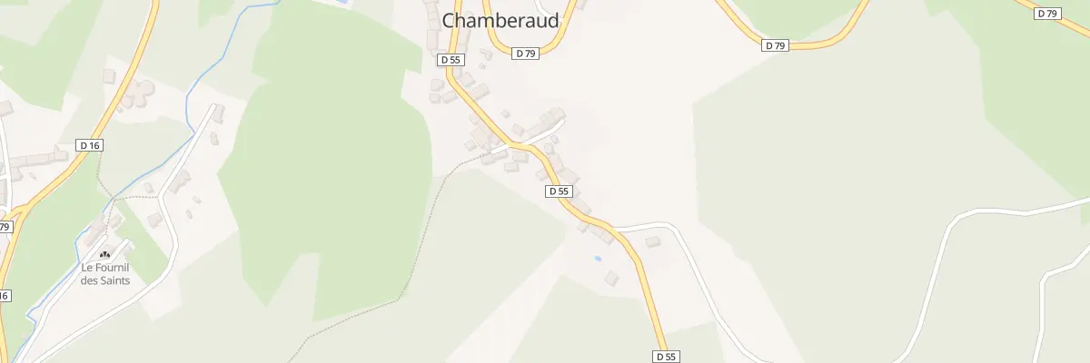 Plan du 5025 Le Bourg à Chamberaud