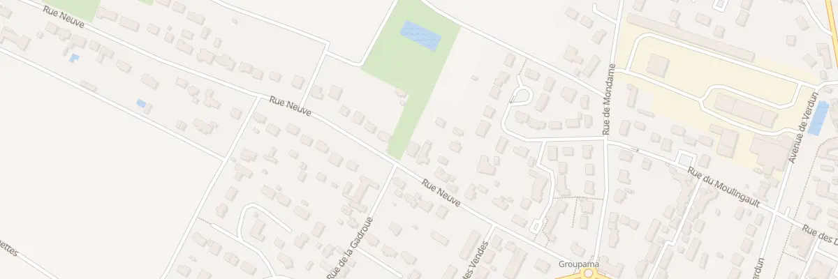 Plan du 23 Rue Neuve à Neuville-aux-Bois