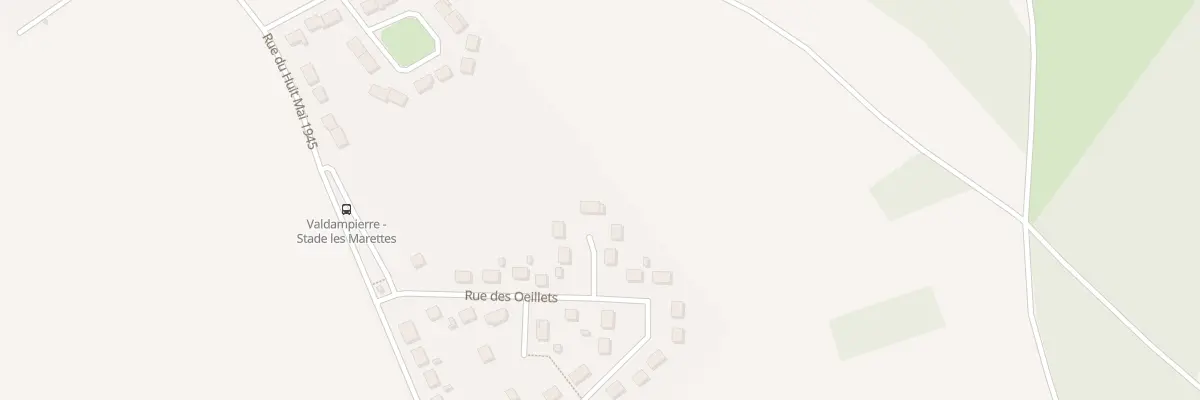 Plan du 13 Rue des Oeillets à Valdampierre