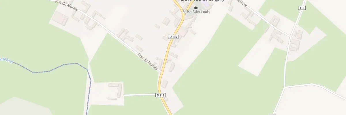 Plan du 18 Rte de Berck à Gennes-Ivergny