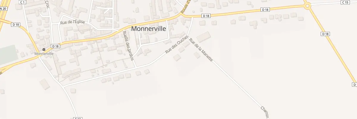 Plan du 6A Rue du Tour du Village Sud à Monnerville