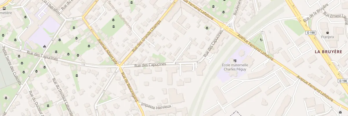 Plan du 8 Rue des Capucines à Poissy