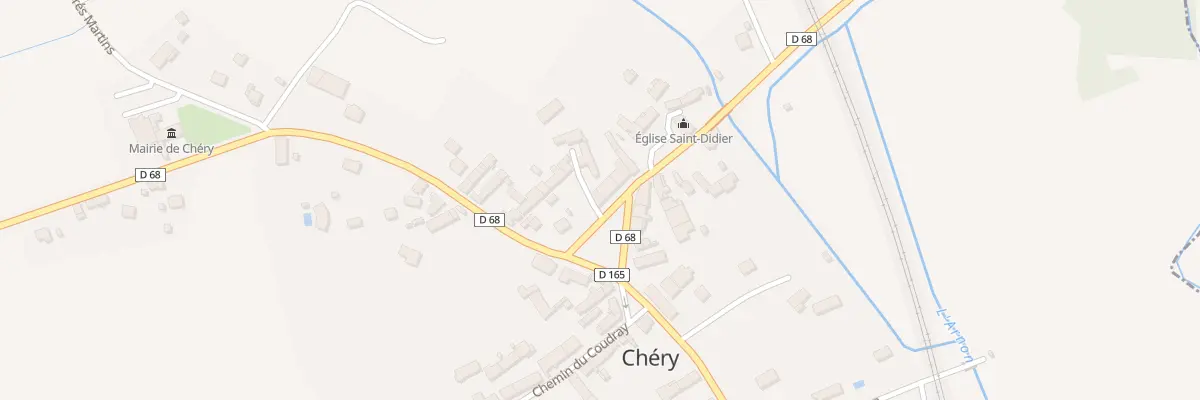Plan du 21 Le Bourg à Chéry