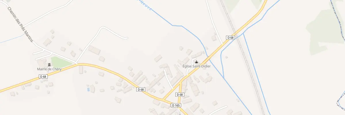 Plan du 4 Pl de l’Eglise à Chéry