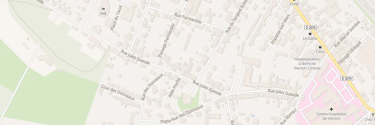 Plan du 29 Rue Jules Guesde à Vierzon