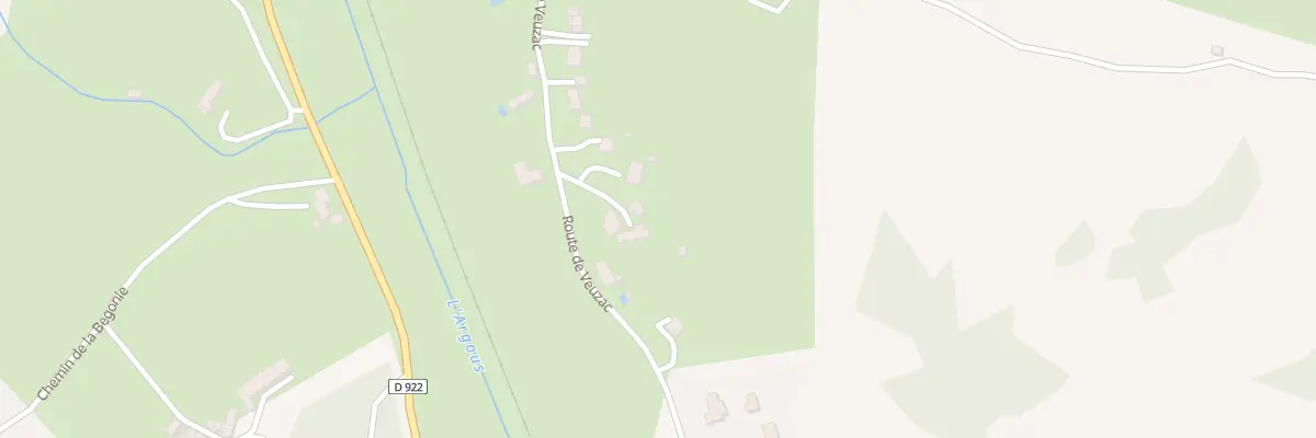 Plan du 70 Mas de Damiez à Villefranche-de-Rouergue