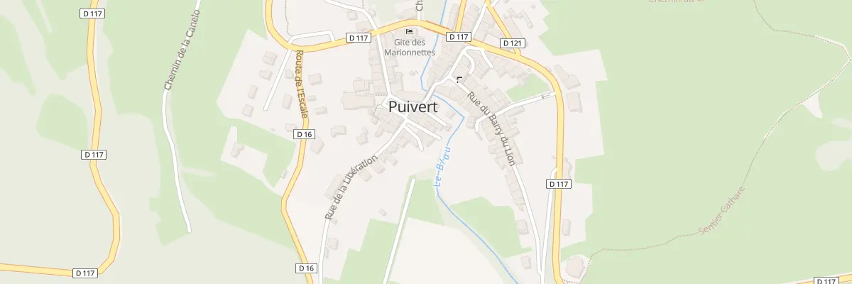 Plan du 2 Imp des Jardins à Puivert