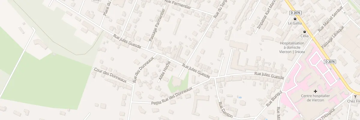 Plan du 25B Rue du Sgt Bobillot à Vierzon