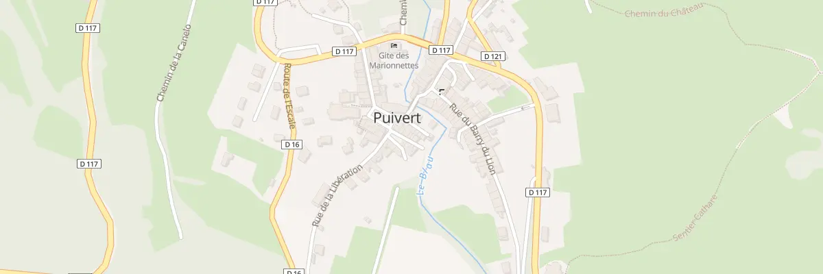 Plan du 6 Imp des Tourneurs à Puivert