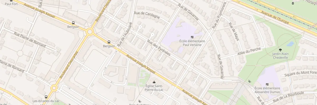 Plan du 1 All du Roussillon à Montigny-le-Bretonneux