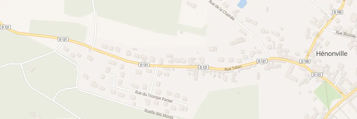 Plan du 42 Rue Talon à Hénonville