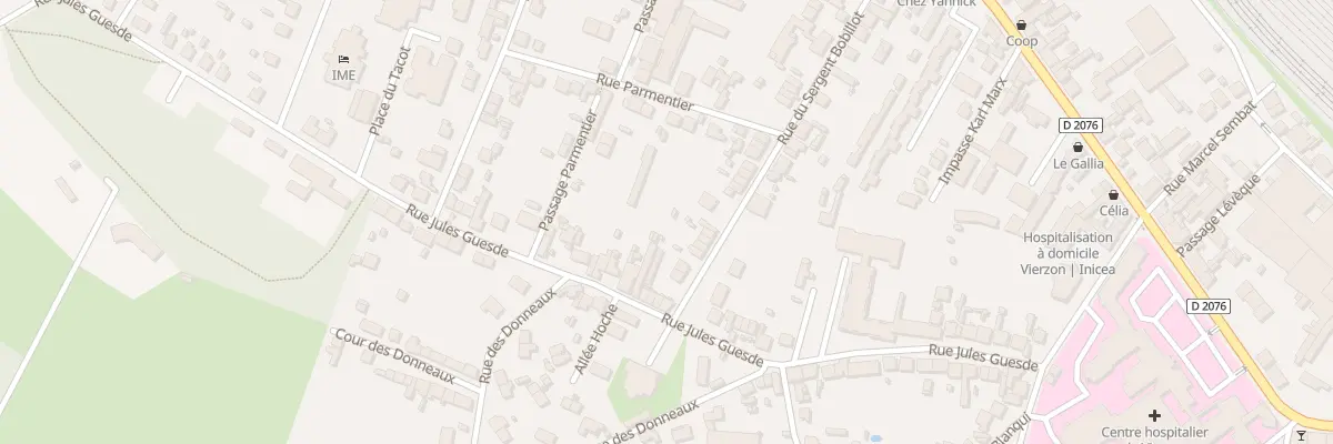 Plan du 27 Rue Jules Guesde à Vierzon