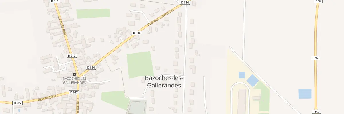 Plan du 21 Rue Neuve à Bazoches-les-Gallerandes