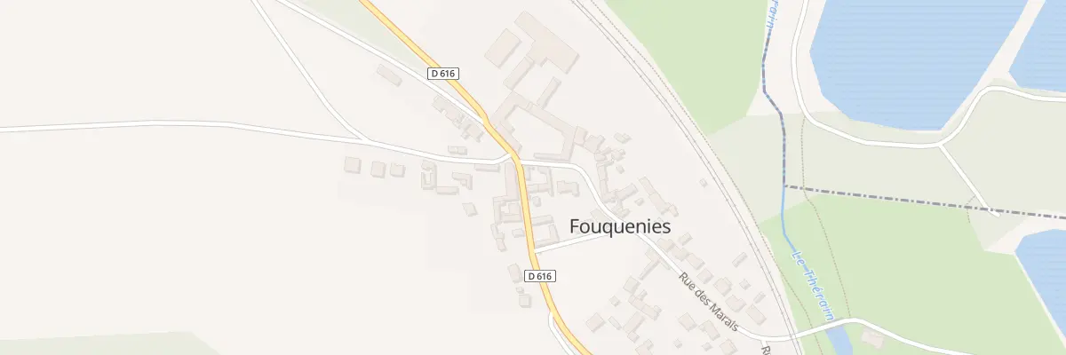 Plan du 2 Rue des Marais à Fouquenies