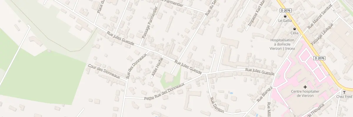 Plan du 25 Rue du Sgt Bobillot à Vierzon