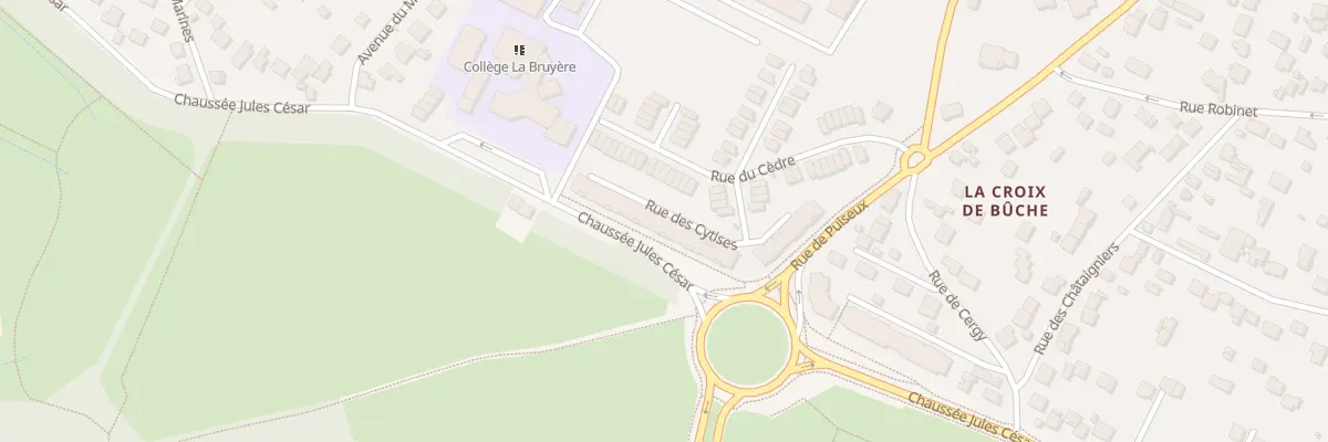 Plan du 114 Chs Jules César à Osny