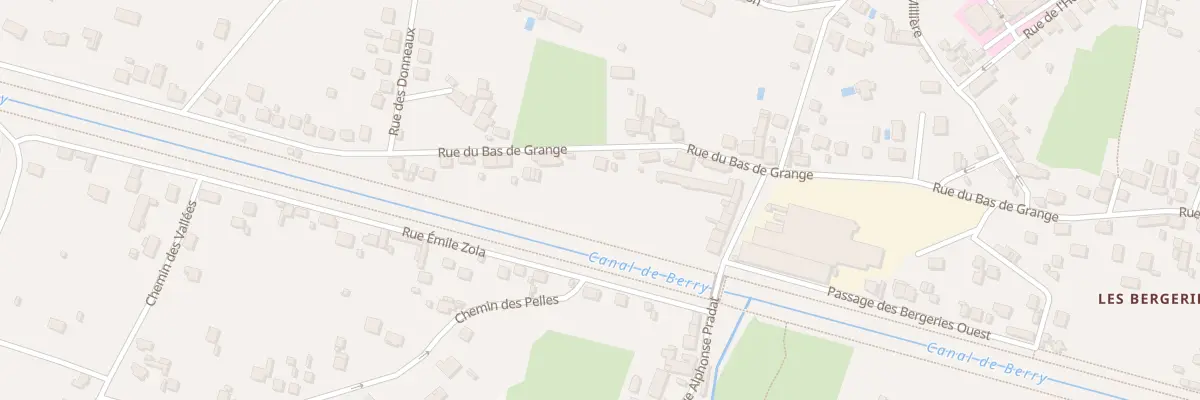Plan du 97 Rue du Bas de Grange à Vierzon