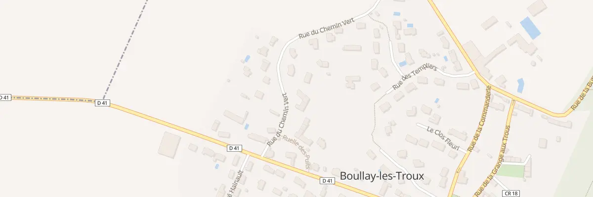 Plan du 8 Che Vert à Boullay-les-Troux