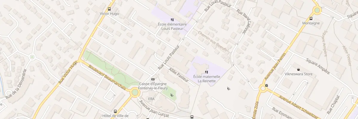 Plan du 10 Rue Pasteur à Fontenay-le-Fleury