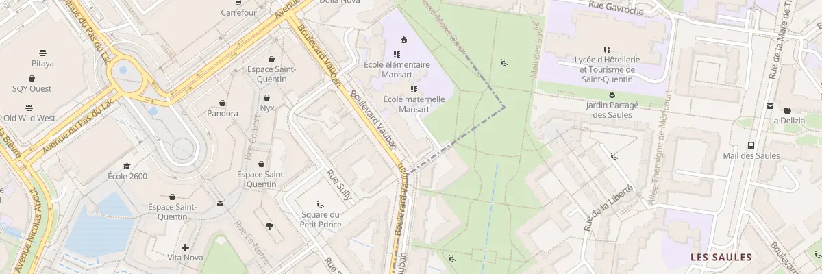 Plan du 19 Rue Vauban (Bld Circulaire) à Montigny-le-Bretonneux