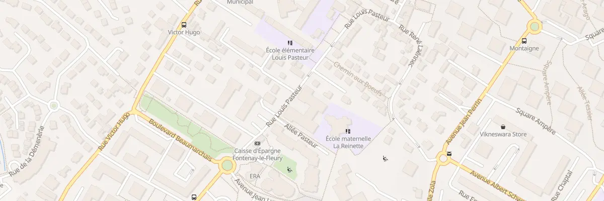 Plan du 8 Rue Pasteur à Fontenay-le-Fleury