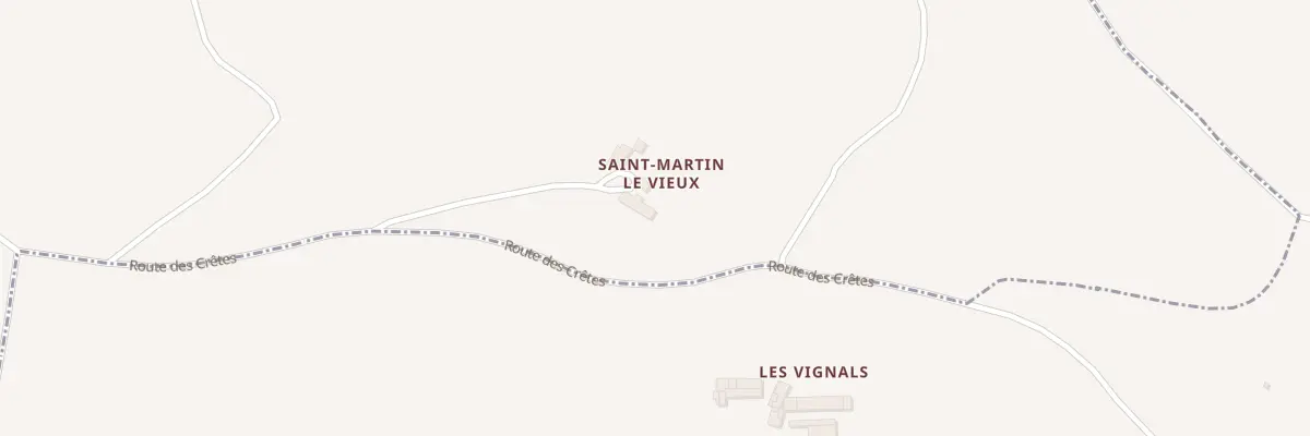 Plan du 5011 Saint Martin Le Vieux à Puycalvel