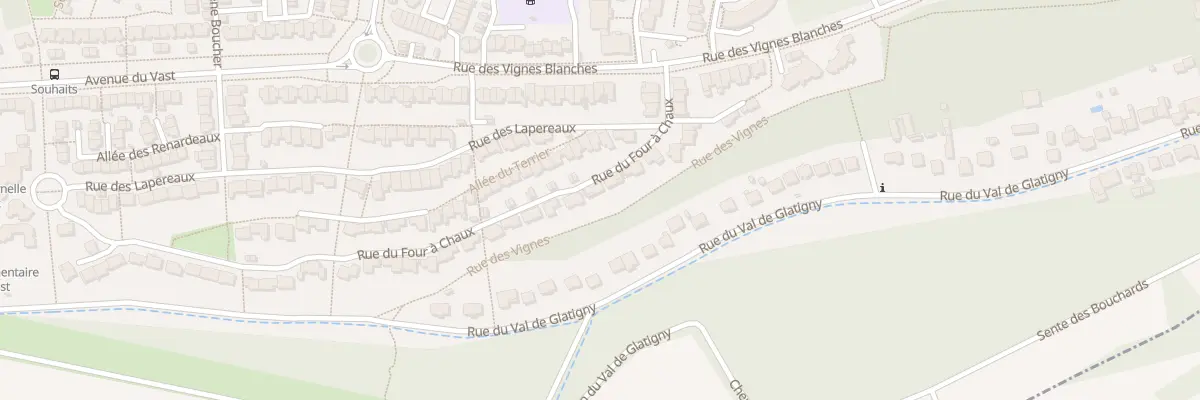 Plan du 23 Rue du Four a Chaux à Jouy-le-Moutier