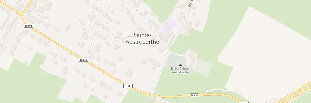 Plan du 36 Rue de l’Église à Hesdin-la-Forêt