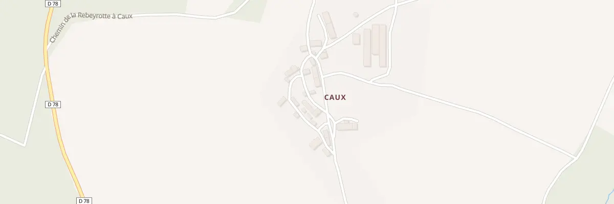 Plan du 8 Caux à Peyrelevade