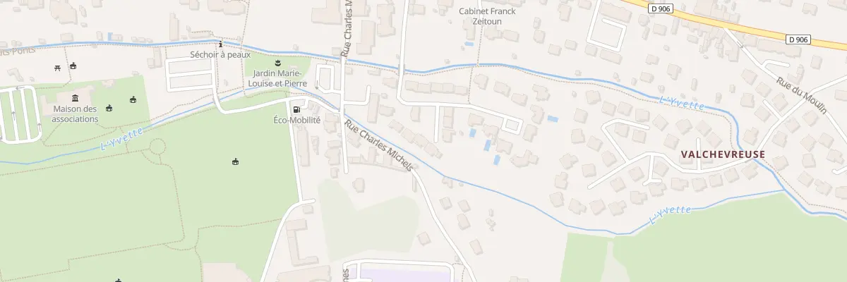 Plan du 12 All des Berges de l’Yvette à Chevreuse