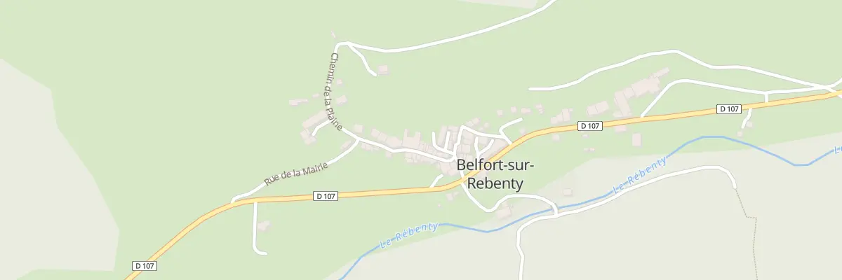 Plan du 8 Le Village à Belfort-sur-Rebenty