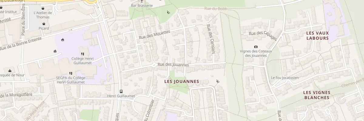 Plan du 6 Rue des Jouannes à Jouy-le-Moutier