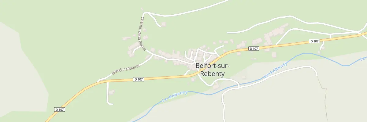 Plan du 10 Le Village à Belfort-sur-Rebenty