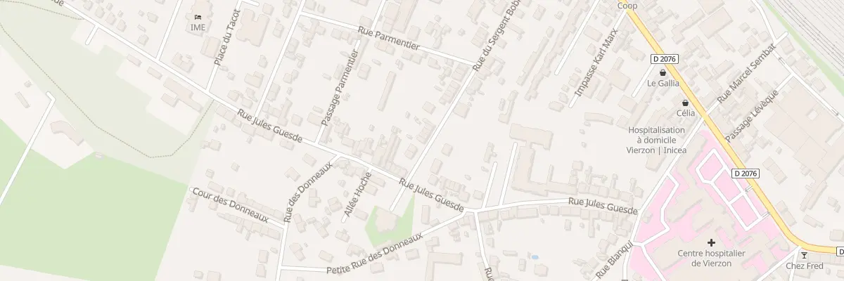 Plan du 23F Rue du Sgt Bobillot à Vierzon