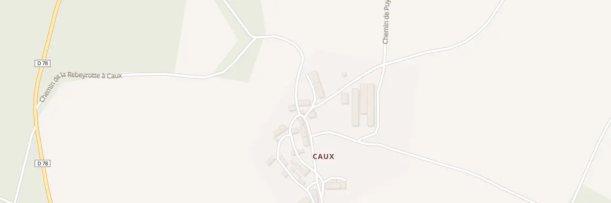 Plan du 17 Caux à Peyrelevade