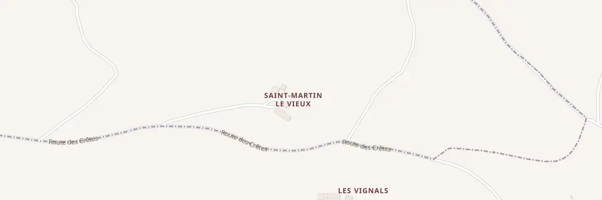 Plan du 5054 Saint Martin Le Vieux à Puycalvel