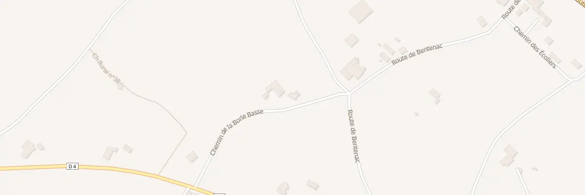 Plan du 7 Che de la Borie Basse à Fénols