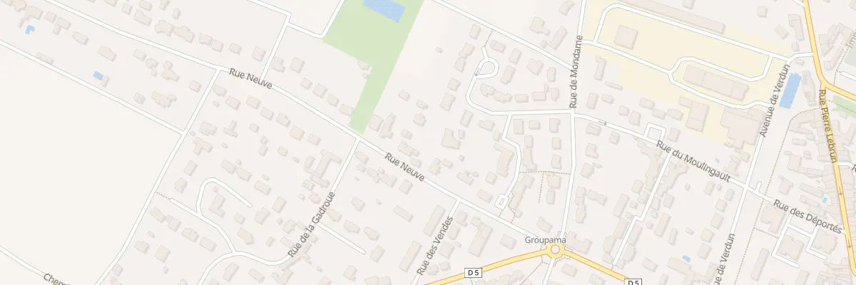 Plan du 17 Rue Neuve à Neuville-aux-Bois