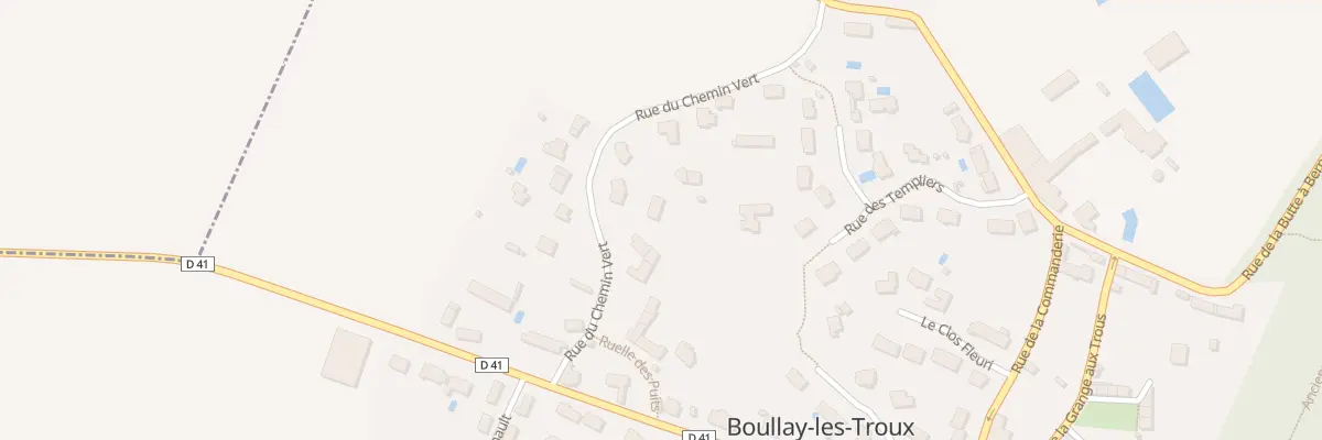 Plan du 10 Che Vert à Boullay-les-Troux