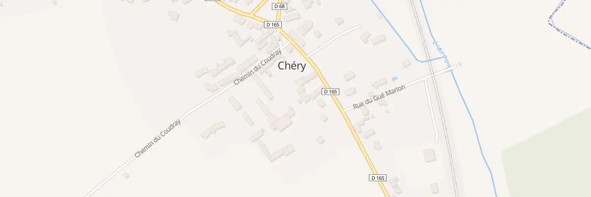 Plan du 62 Le Bourg à Chéry