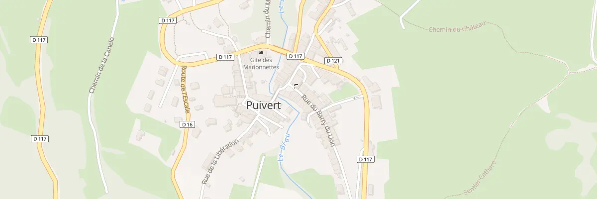 Plan du 49 Rue du Barry du Lion à Puivert