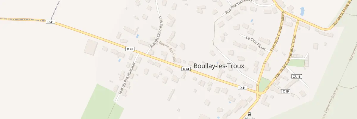 Plan du 14 Rue du Tartelet à Boullay-les-Troux