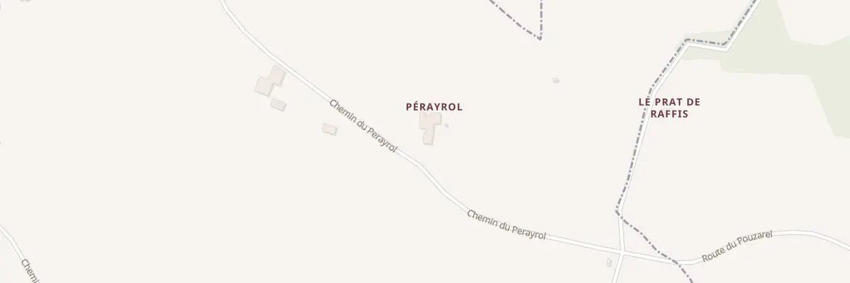 Plan du 11 Che du Perayrol à Castanet