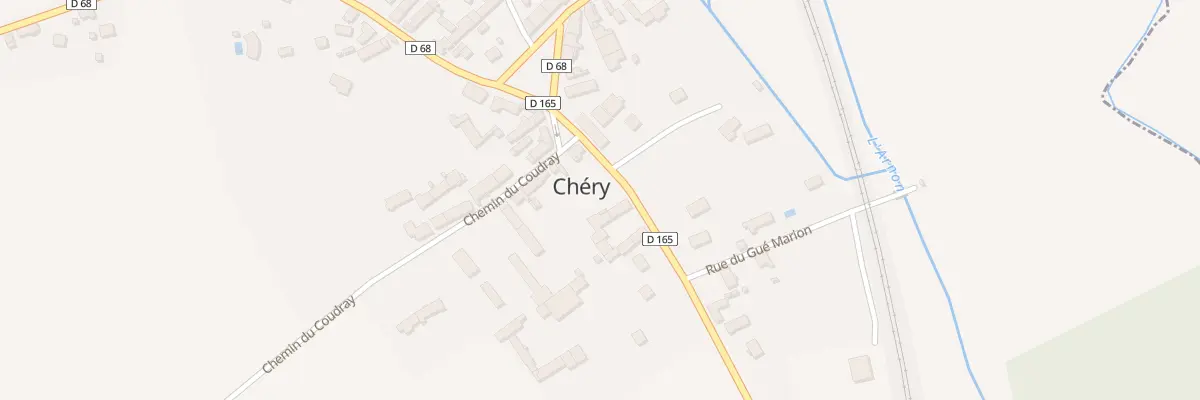 Plan du 4 Rte de Reuilly à Chéry