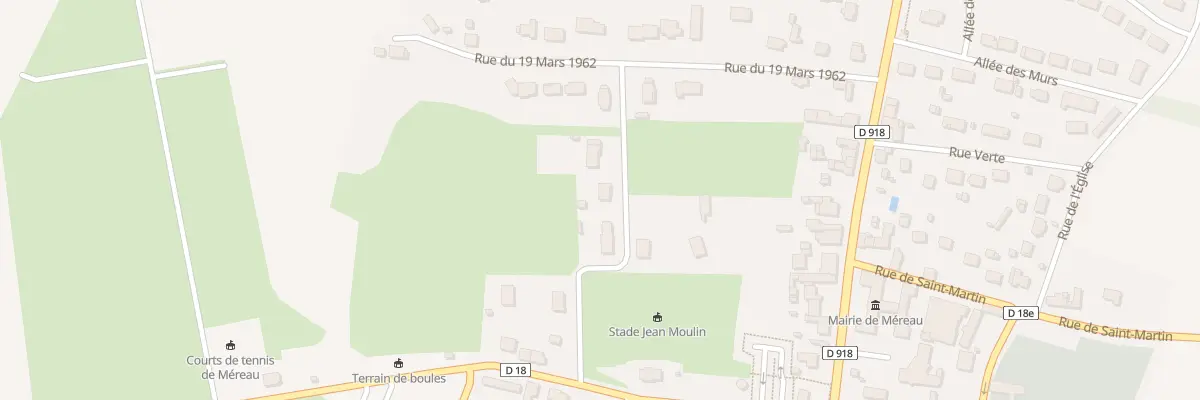 Plan du 7 Che du Pré du Château à Méreau