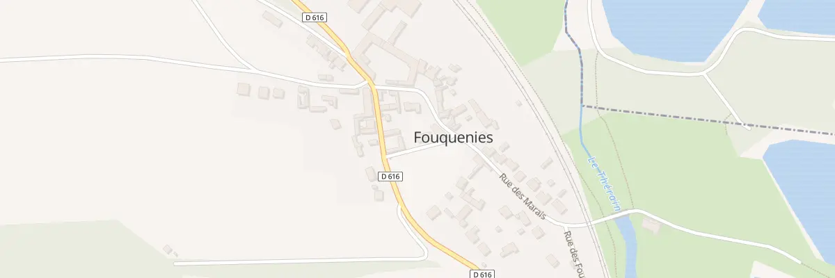 Plan du 12 Rue des Marais à Fouquenies