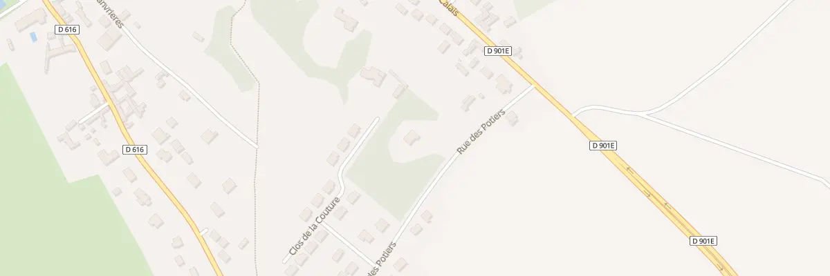 Plan du 1 Rue des Potiers à Troissereux